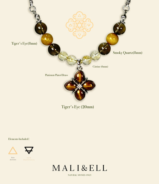 Tiger's Eye Pendant Mali & Ell