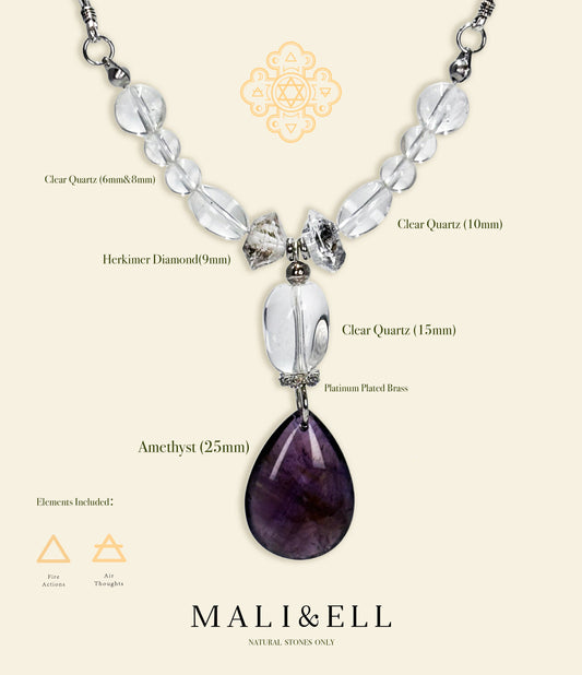 Amethyst Pendant Mali & Ell
