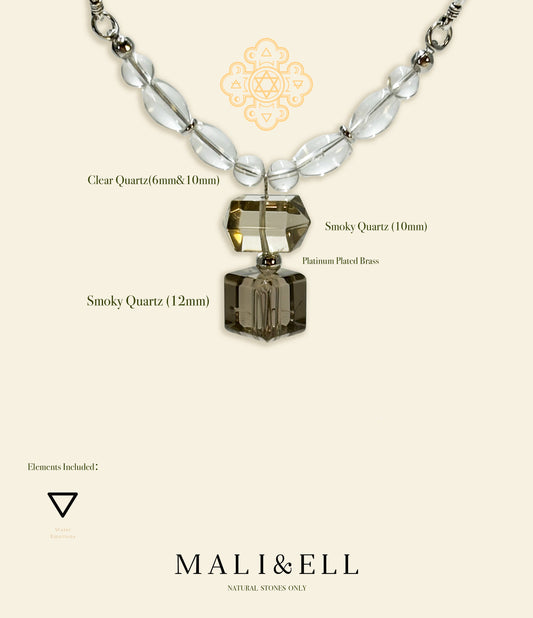Smoky Quartz Pendant Mali & Ell