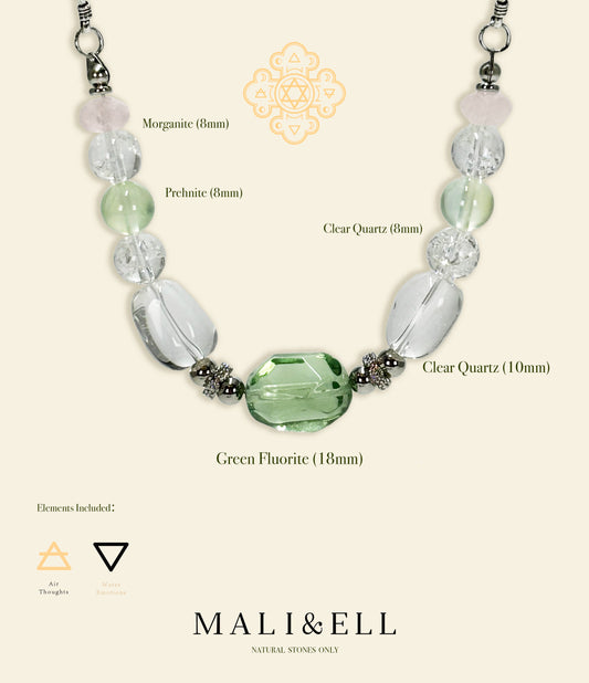 Green Fluorite Pendant Mali & Ell