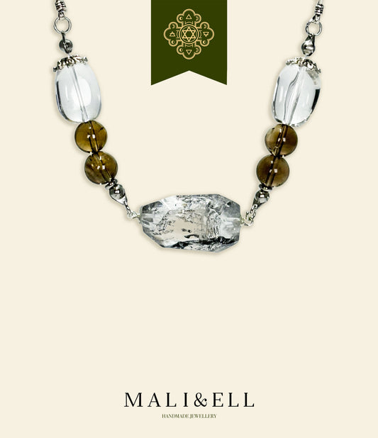 Herkimer Diamond Pendant Mali & Ell