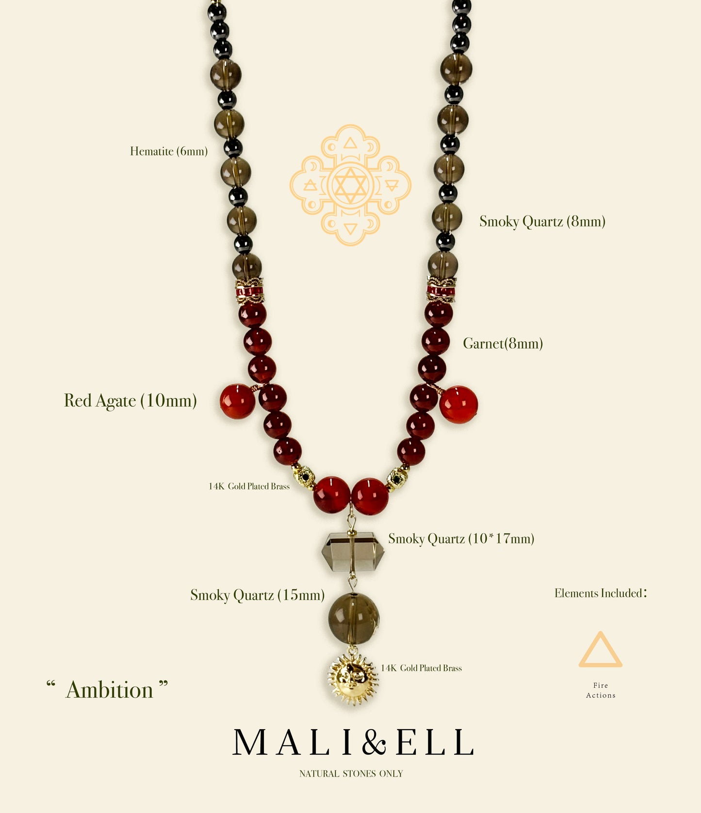 The Sun - Ambition Necklace Mali & Ell