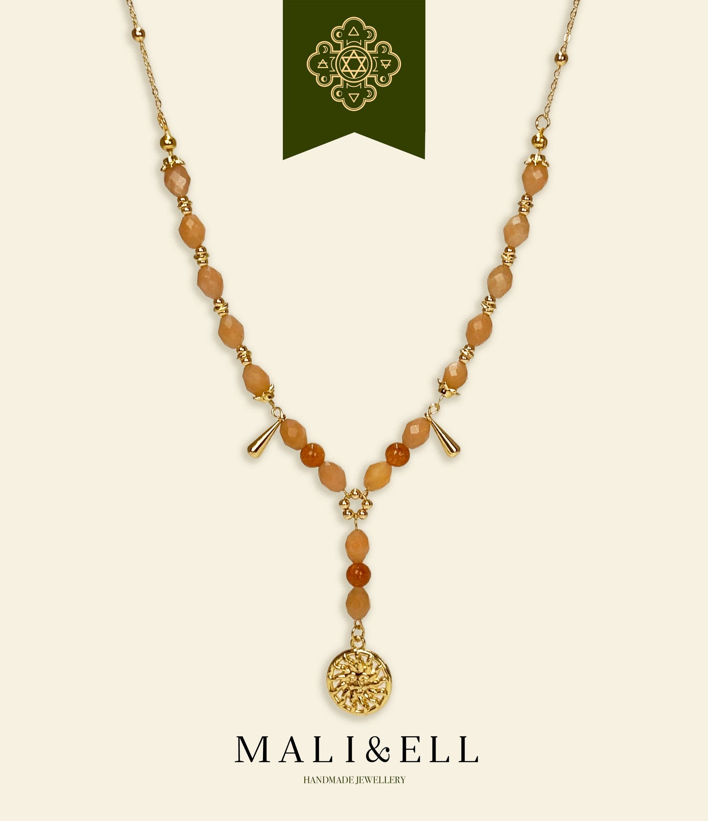 The Sun - Courage Necklace Mali & Ell