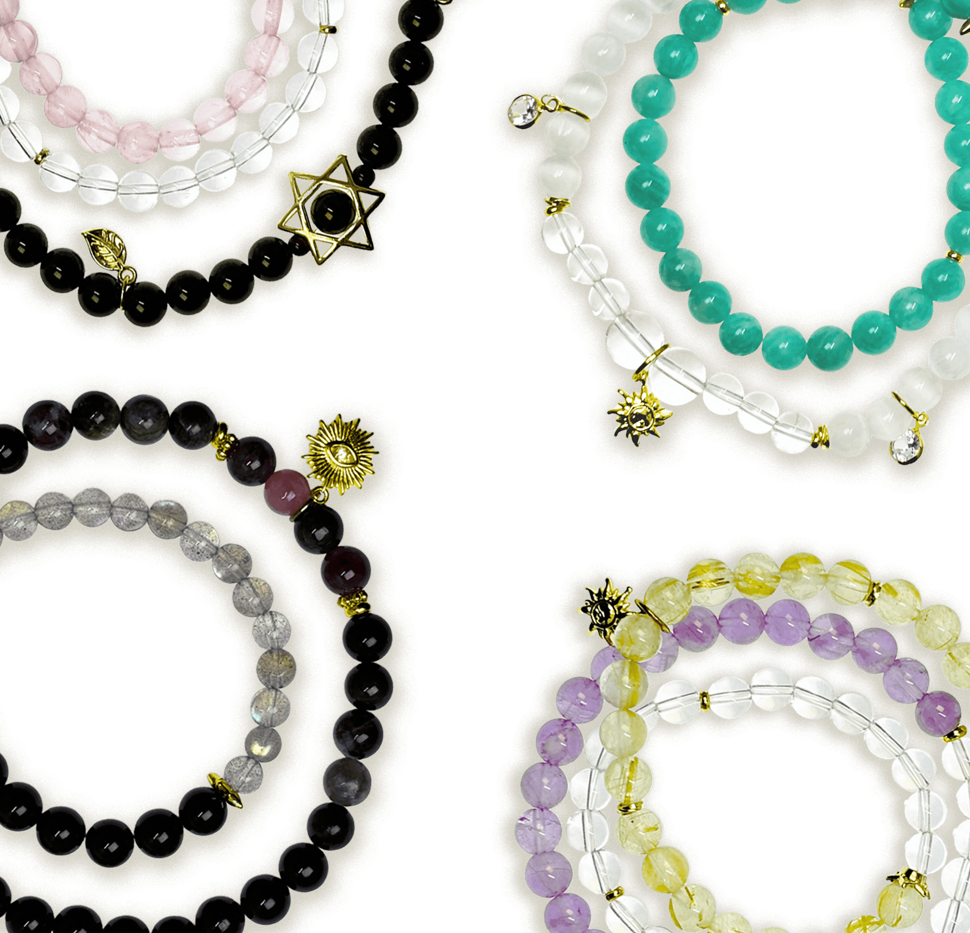 Crystal Beaded Bracelets