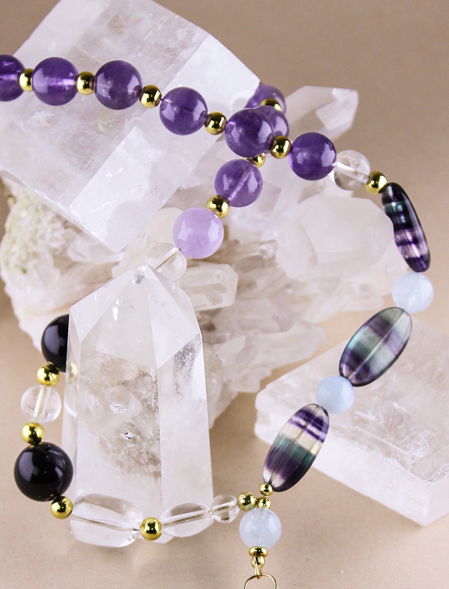 Grounding and Spiritual Protection Necklace Mali & Ell