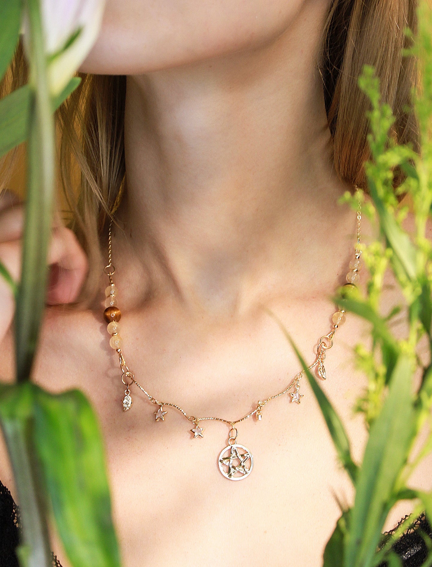 Achieve Your Goal - Pentacle Manifestation Necklace Mali & Ell