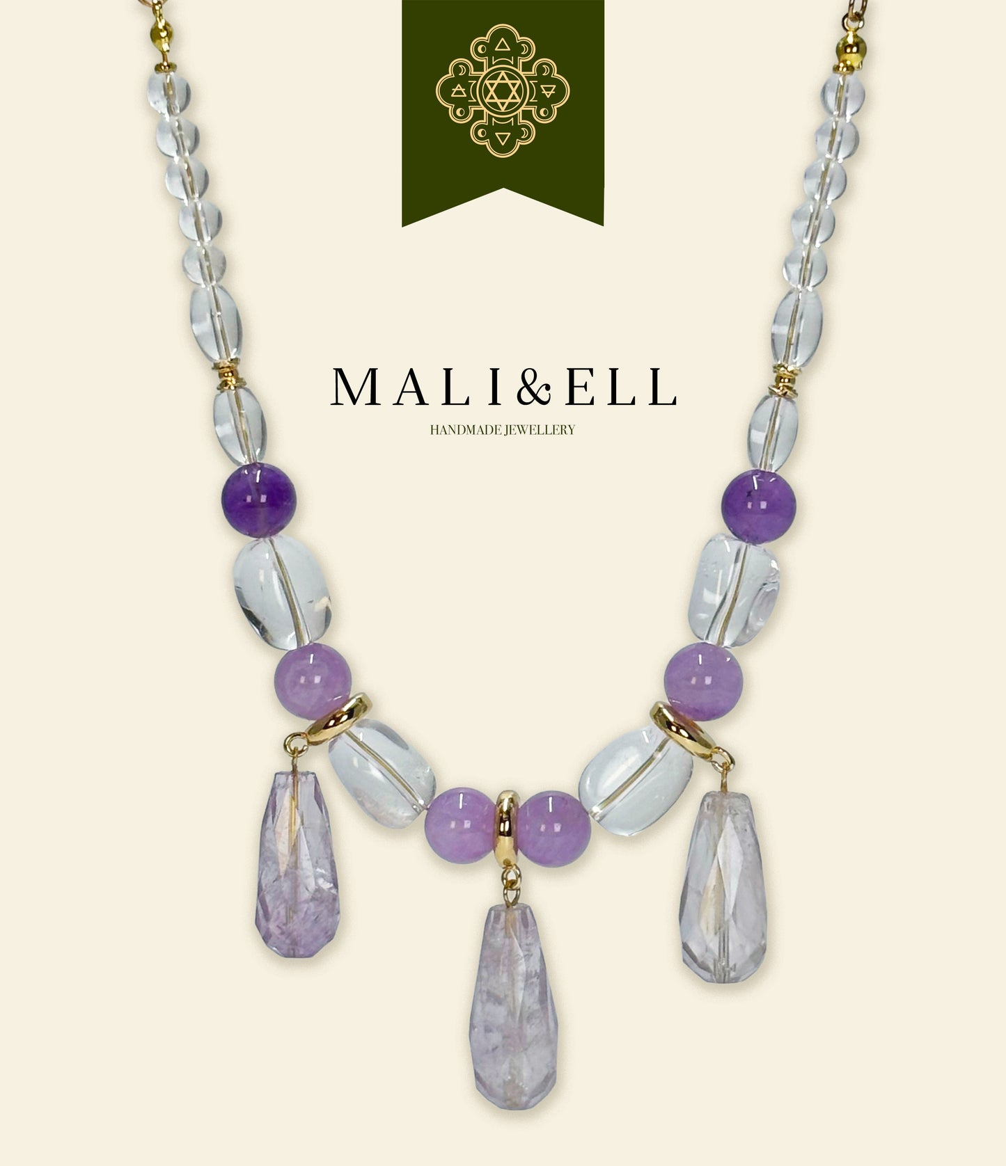 Trinity of Light Necklace Mali & Ell