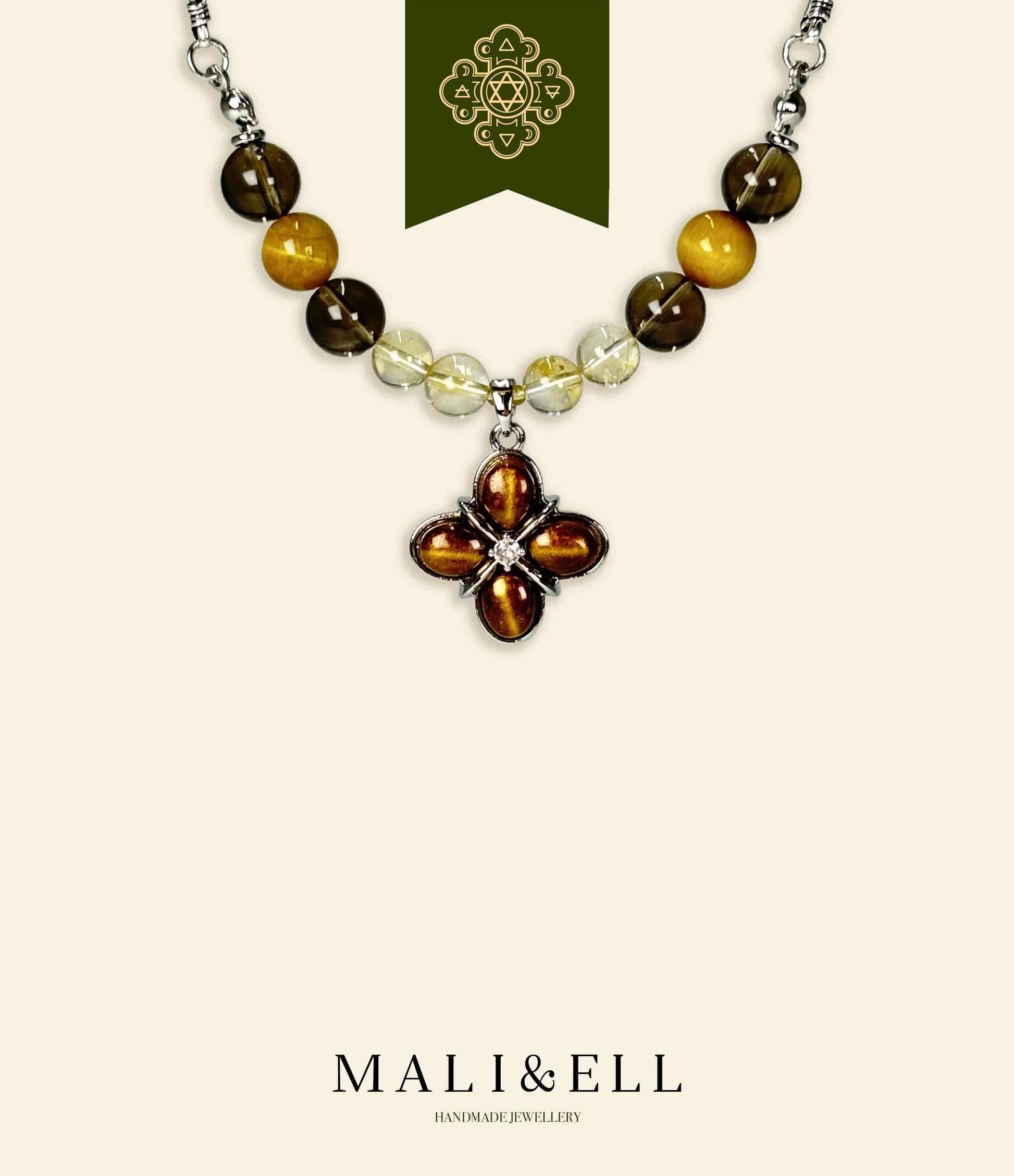 Tiger's Eye Pendant Mali & Ell