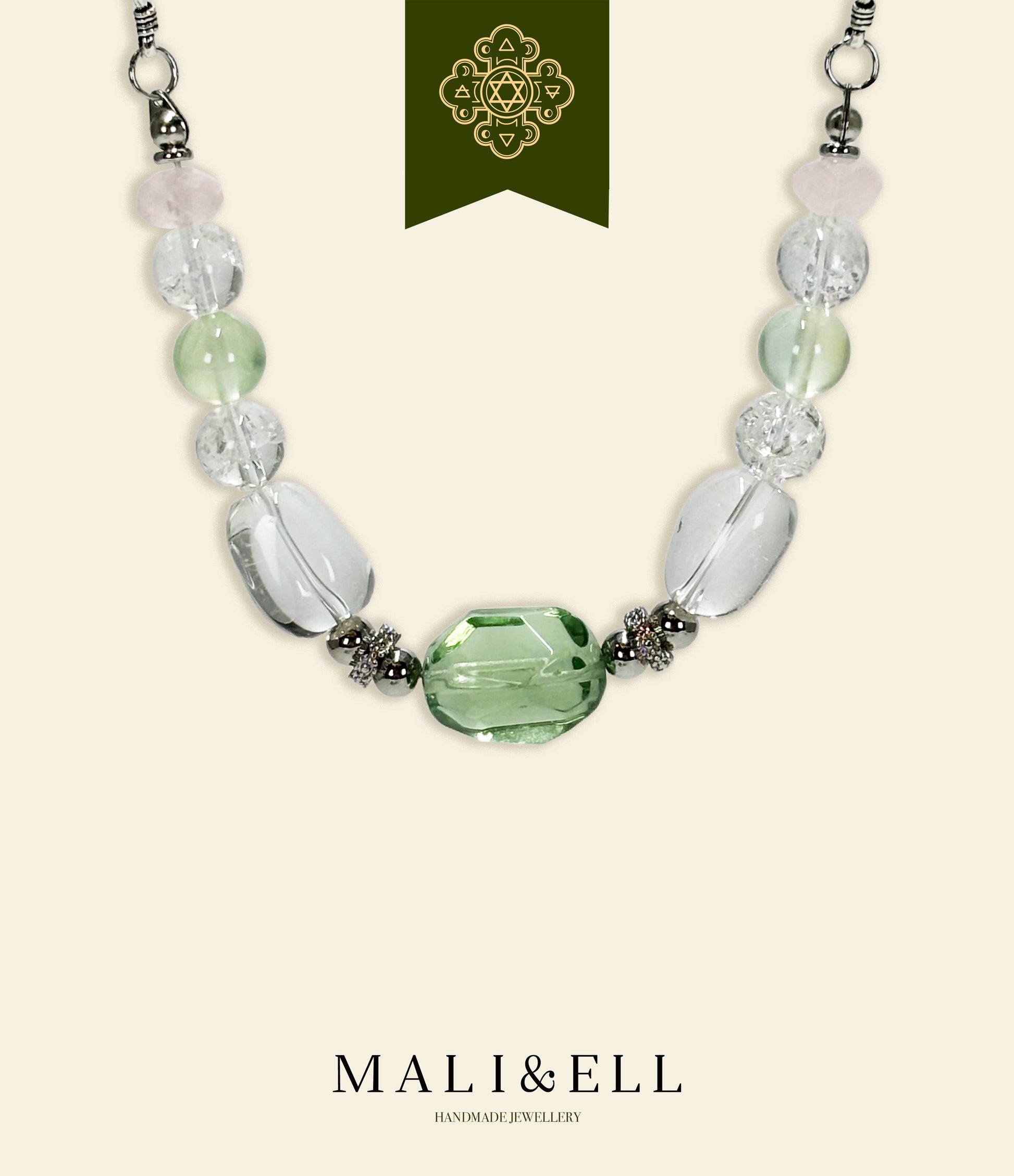 Green Fluorite Pendant Mali & Ell