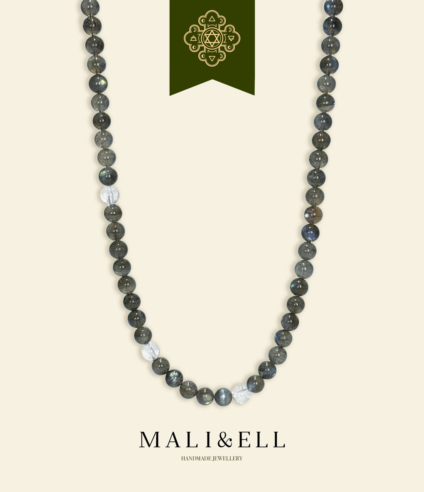 Labradorite Beaded Necklace Mali & Ell
