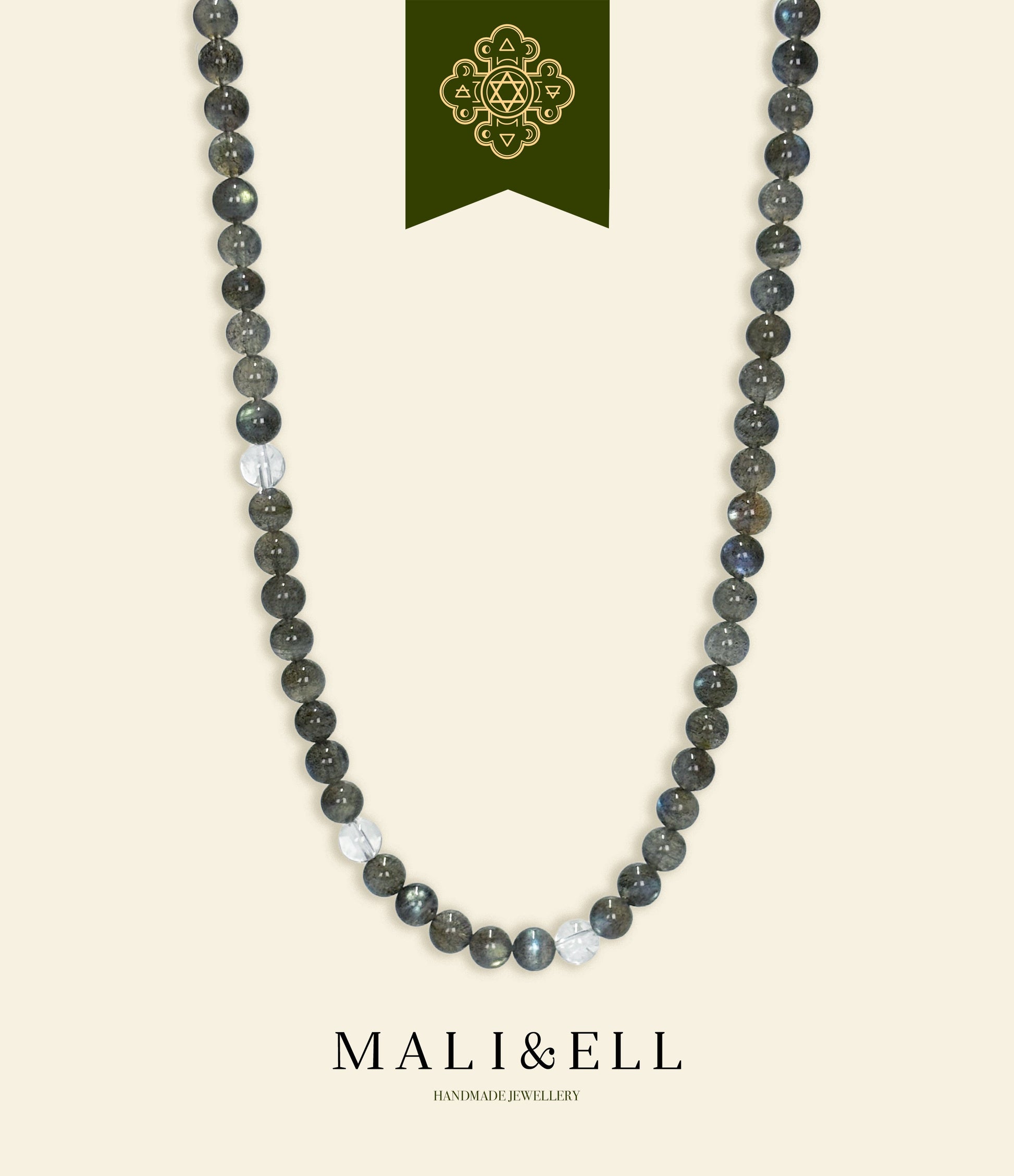 Labradorite Beaded Necklace Mali & Ell