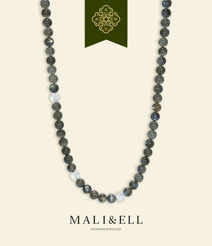 Labradorite Beaded Necklace Mali & Ell