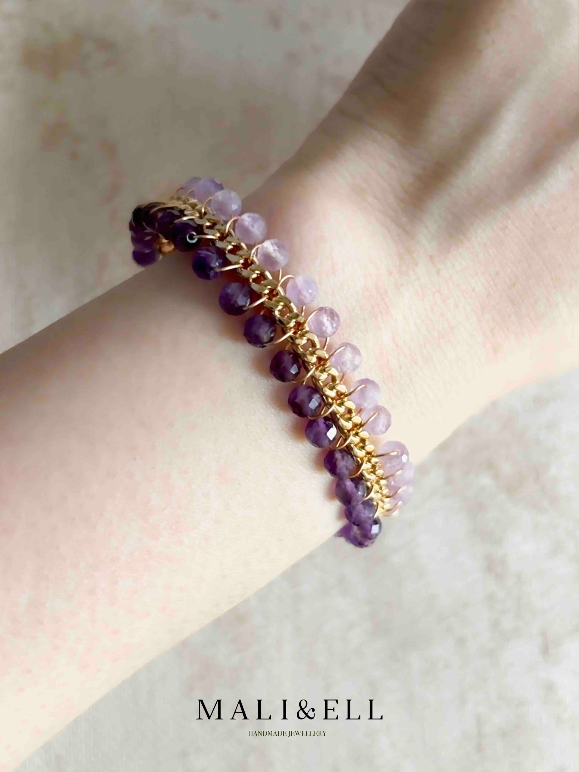 Woven Crystal Bracelet Mali & Ell