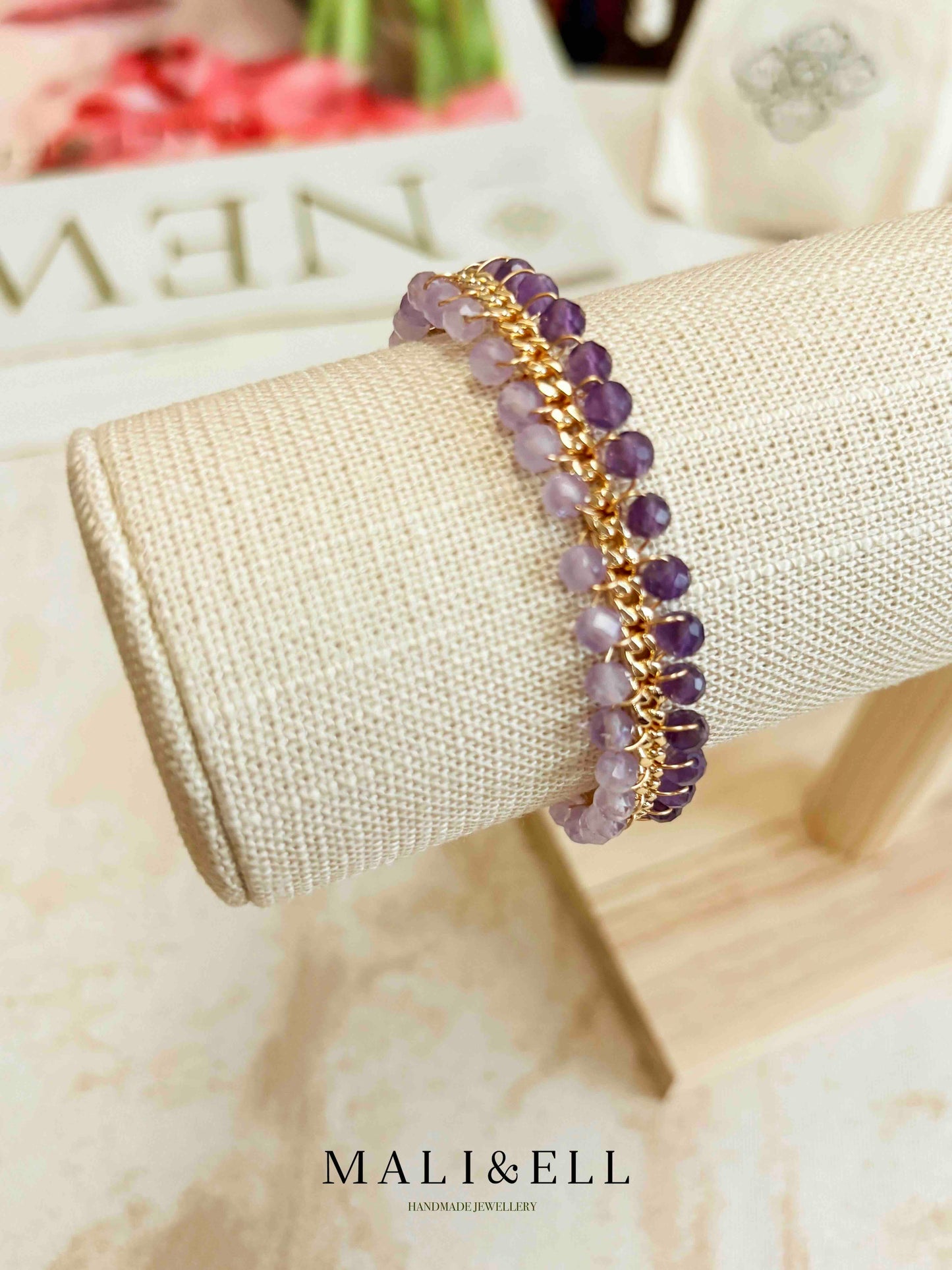Woven Crystal Bracelet Mali & Ell