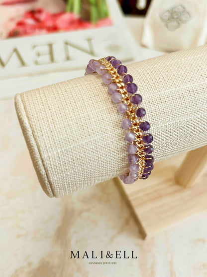 Woven Crystal Bracelet Mali & Ell