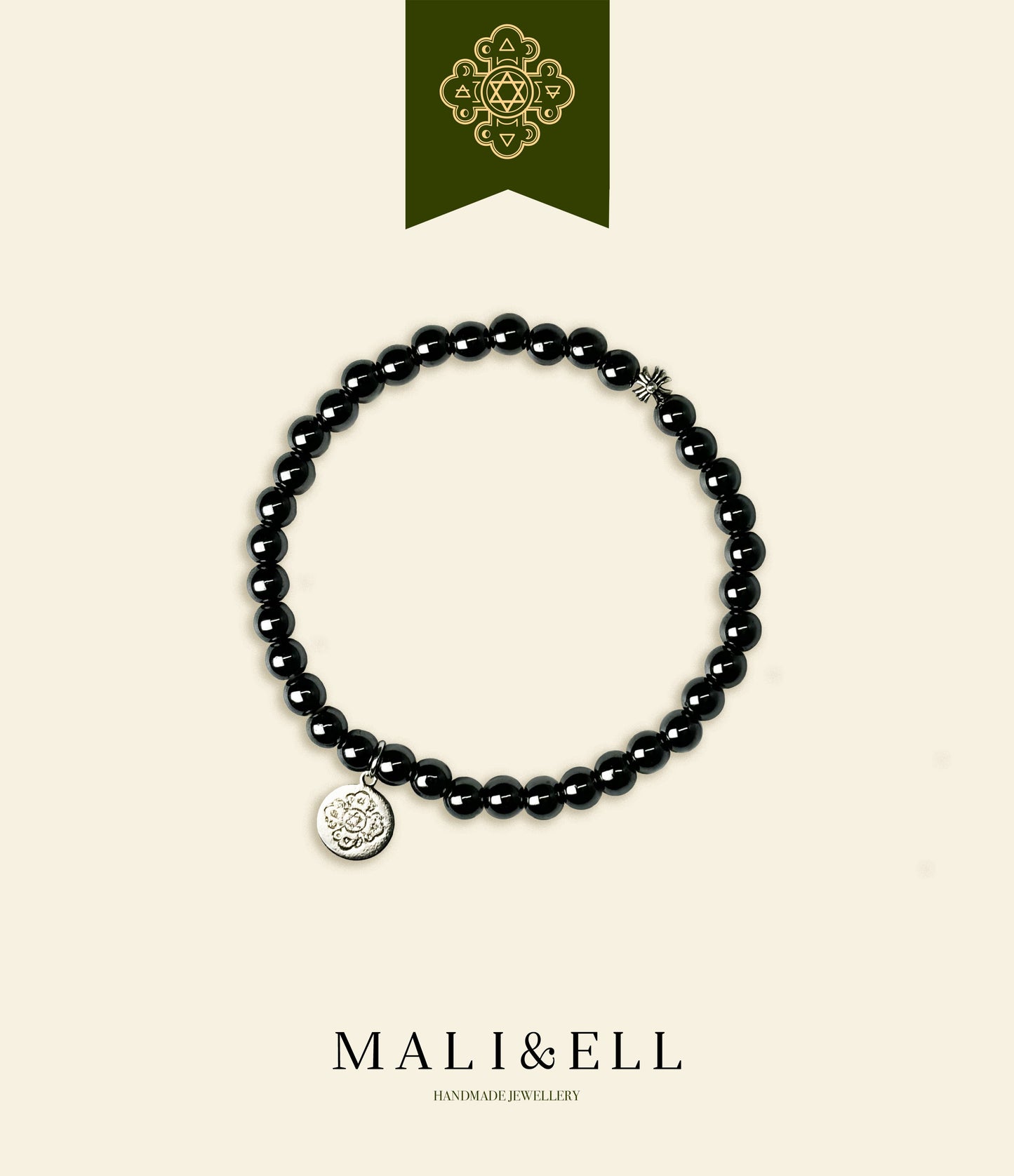Silver and Stones - Hematite Bracelet Mali & Ell