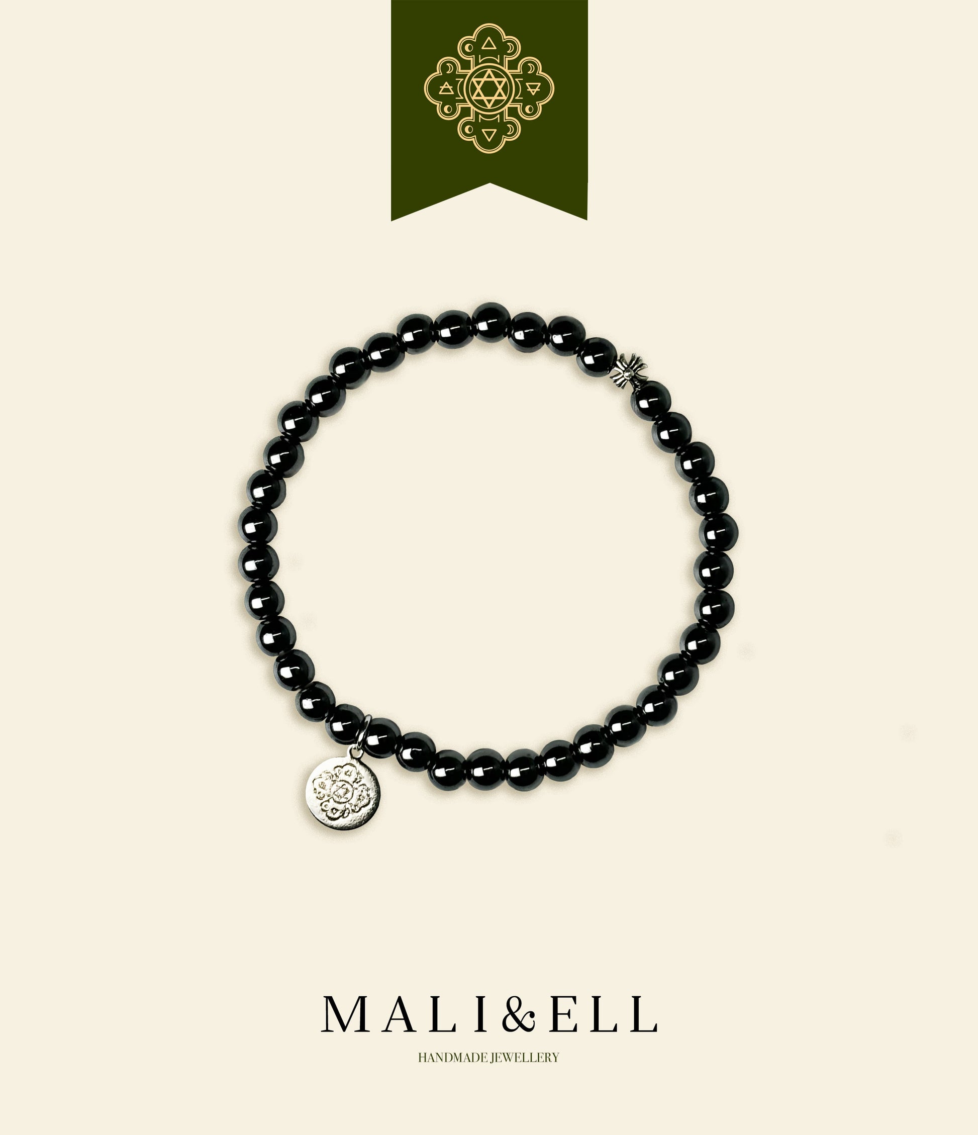 Silver and Stones - Hematite Bracelet Mali & Ell