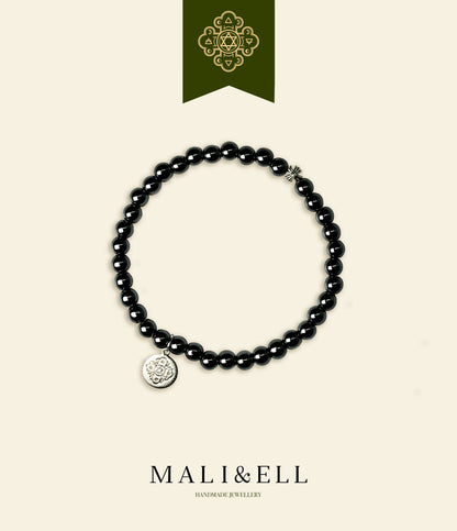 Silver and Stones - Hematite Bracelet Mali & Ell