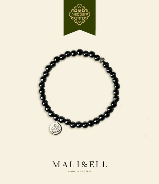 Silver and Stones - Hematite Bracelet Mali & Ell