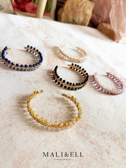 Woven Crystal Bracelet Mali & Ell