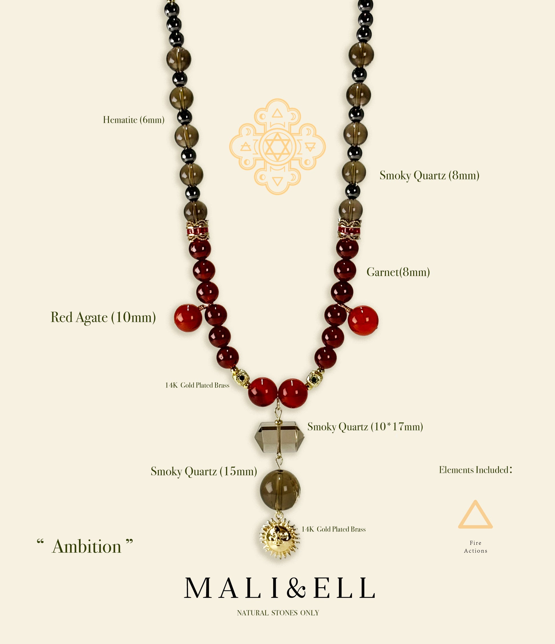 The Sun - Ambition Necklace Mali & Ell