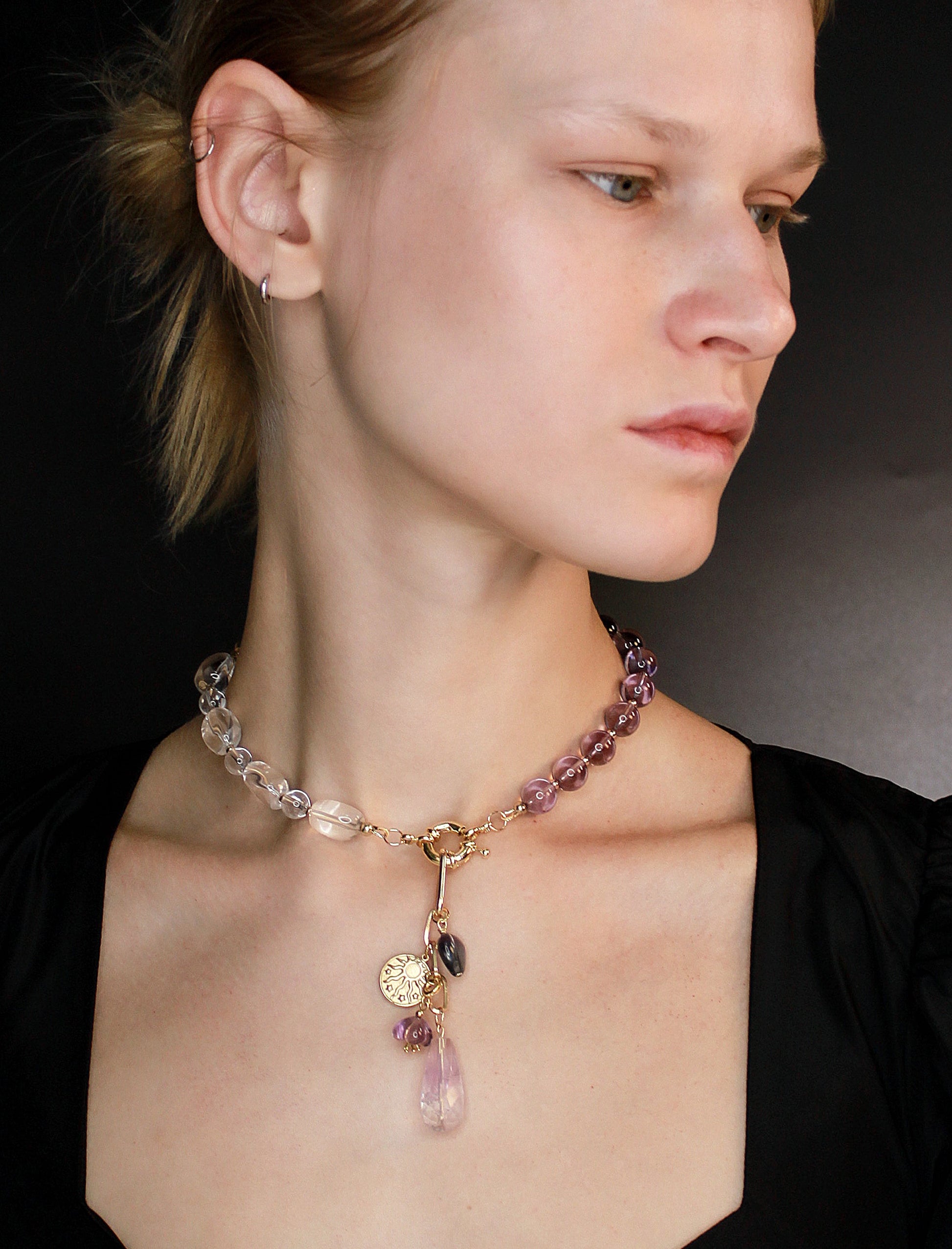 Aurora Unbound Collarbone Necklace Mali & Ell