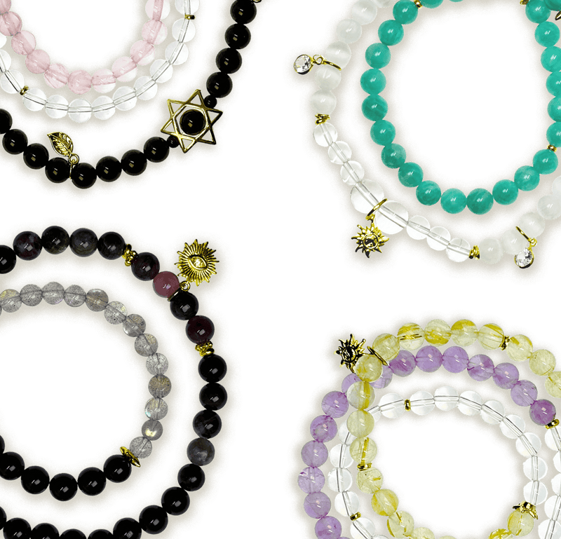Crystal Beaded Bracelets