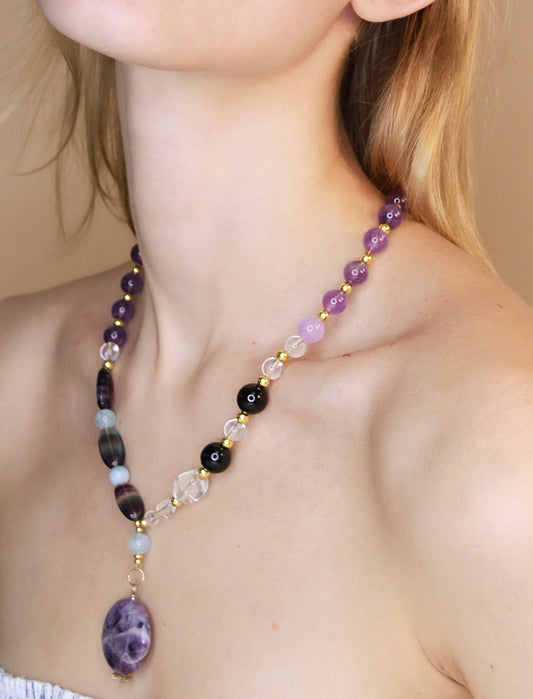 Grounding and Spiritual Protection Necklace Mali & Ell