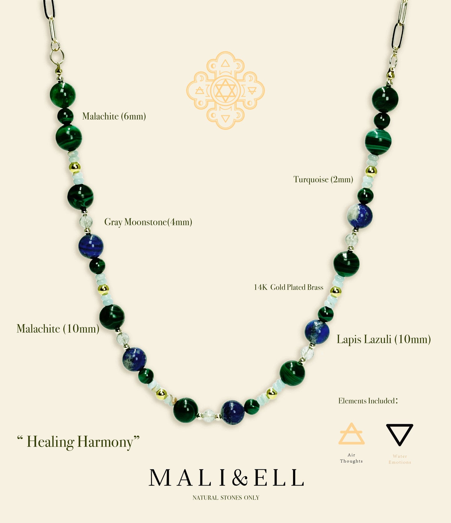 Healing Harmony Necklace Mali & Ell