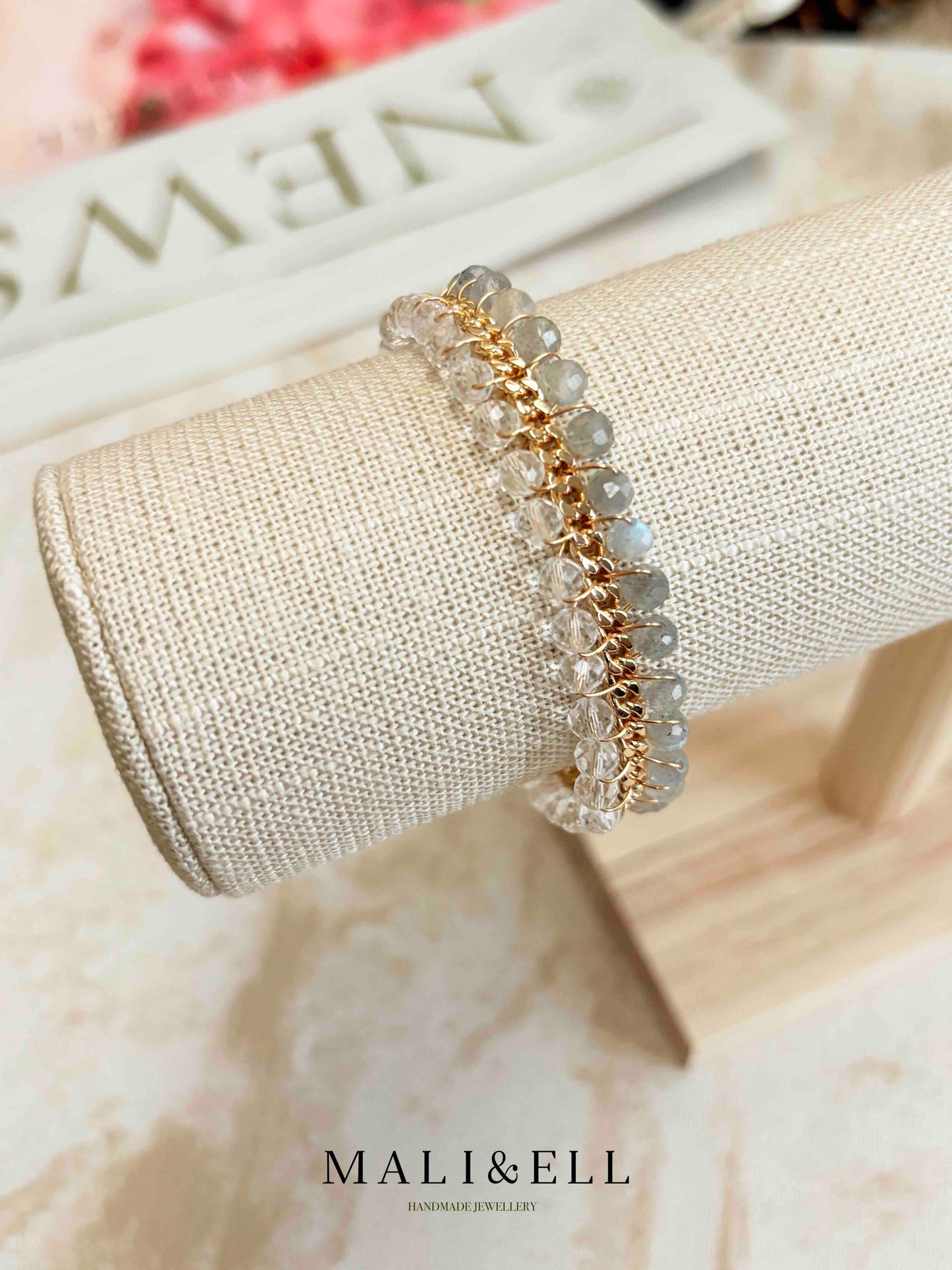 Woven Crystal Bracelet Mali & Ell