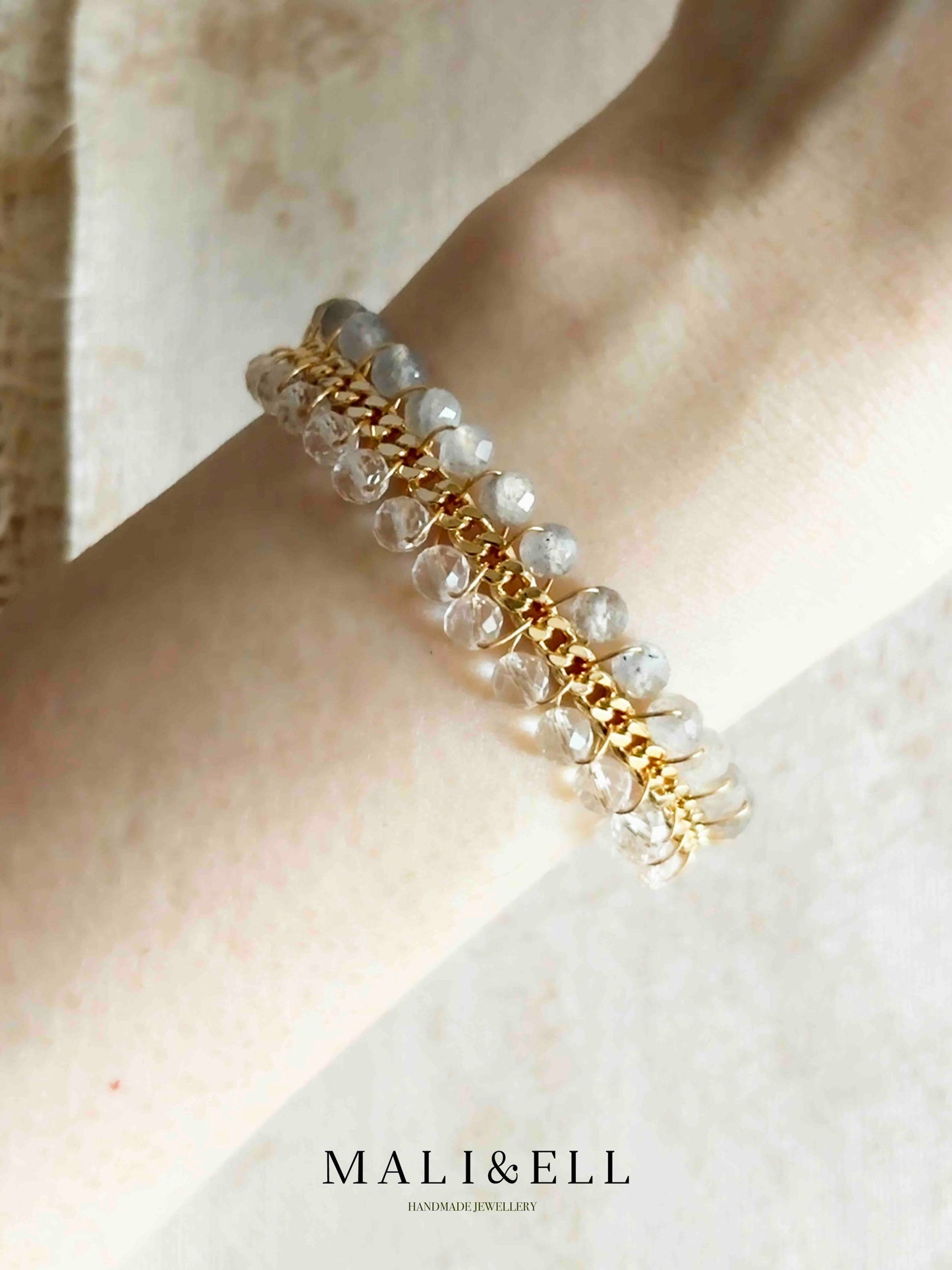 Woven Crystal Bracelet Mali & Ell