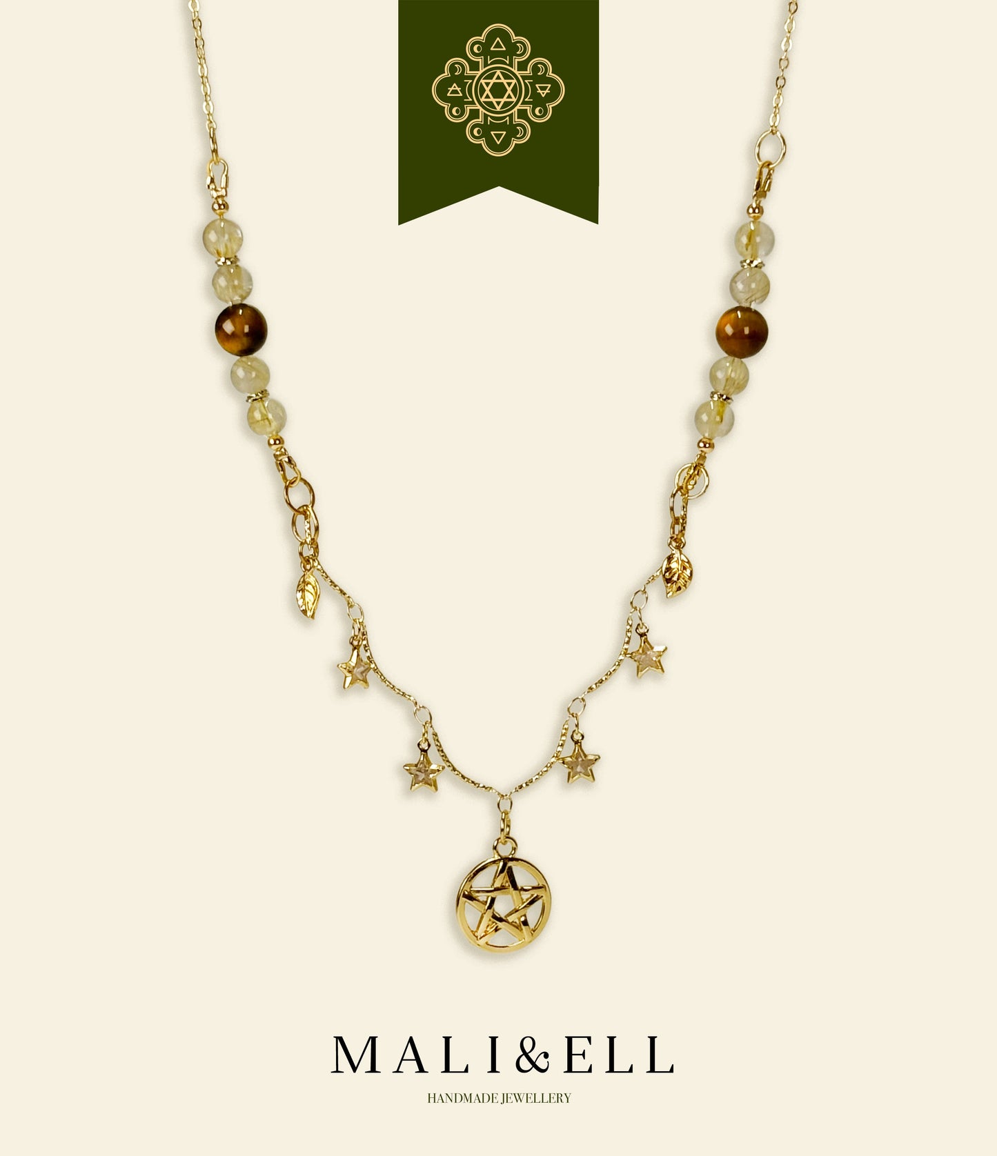 Achieve Your Goal - Pentacle Manifestation Necklace Mali & Ell