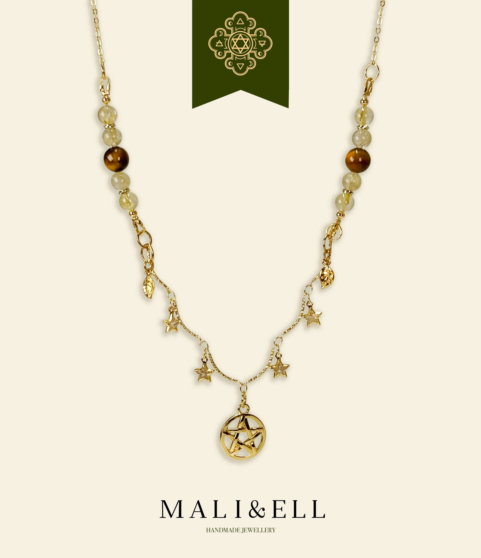 Achieve Your Goal - Pentacle Manifestation Necklace Mali & Ell