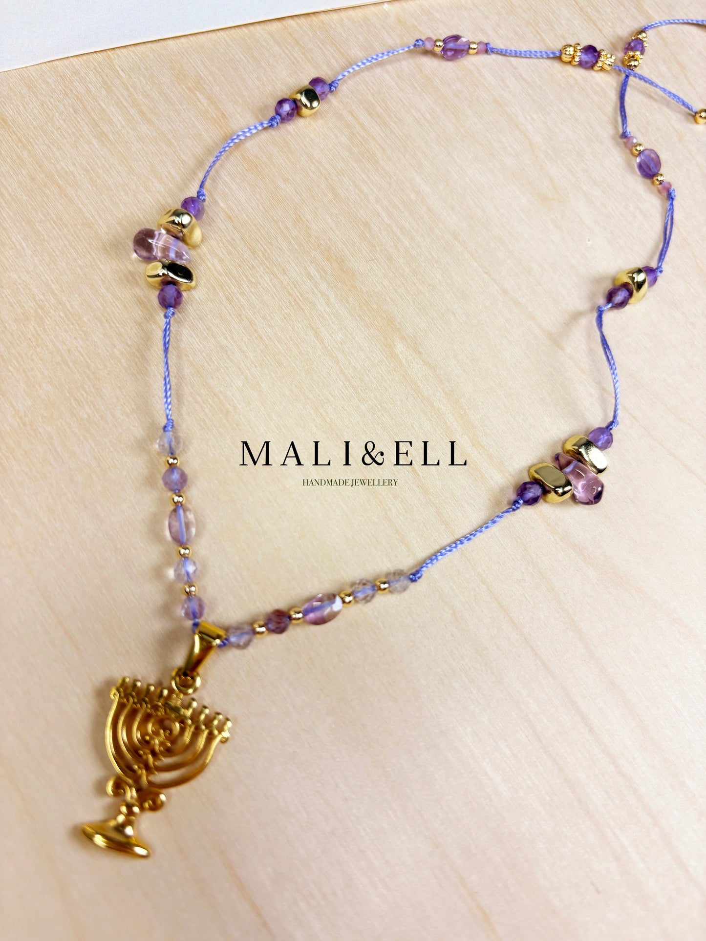 Lightkeeper Talisman – Amethyst Crystal Boho Necklace Layering Set Mali & Ell