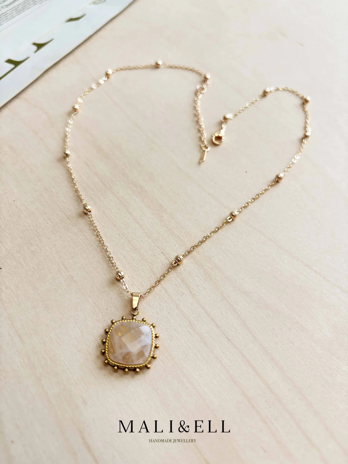 Moonlit Pearl Layering Necklace Set Mali & Ell