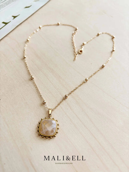 Moonlit Pearl Layering Necklace Set Mali & Ell