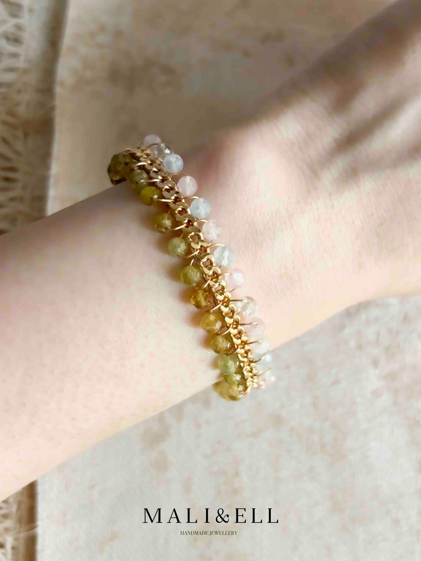 Woven Crystal Bracelet Mali & Ell