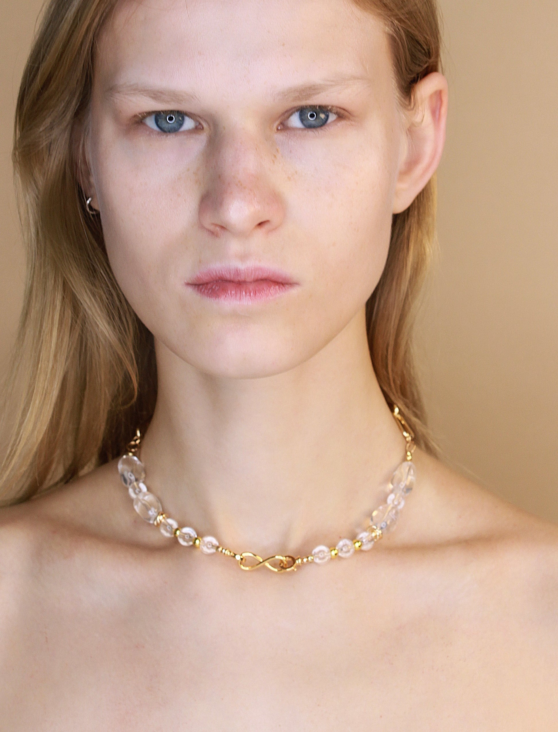 The Magician Clear Quartz Collarbone Necklace Mali & Ell