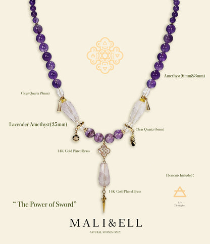 Connection Bonding - The Power of Sword Necklace Mali & Ell