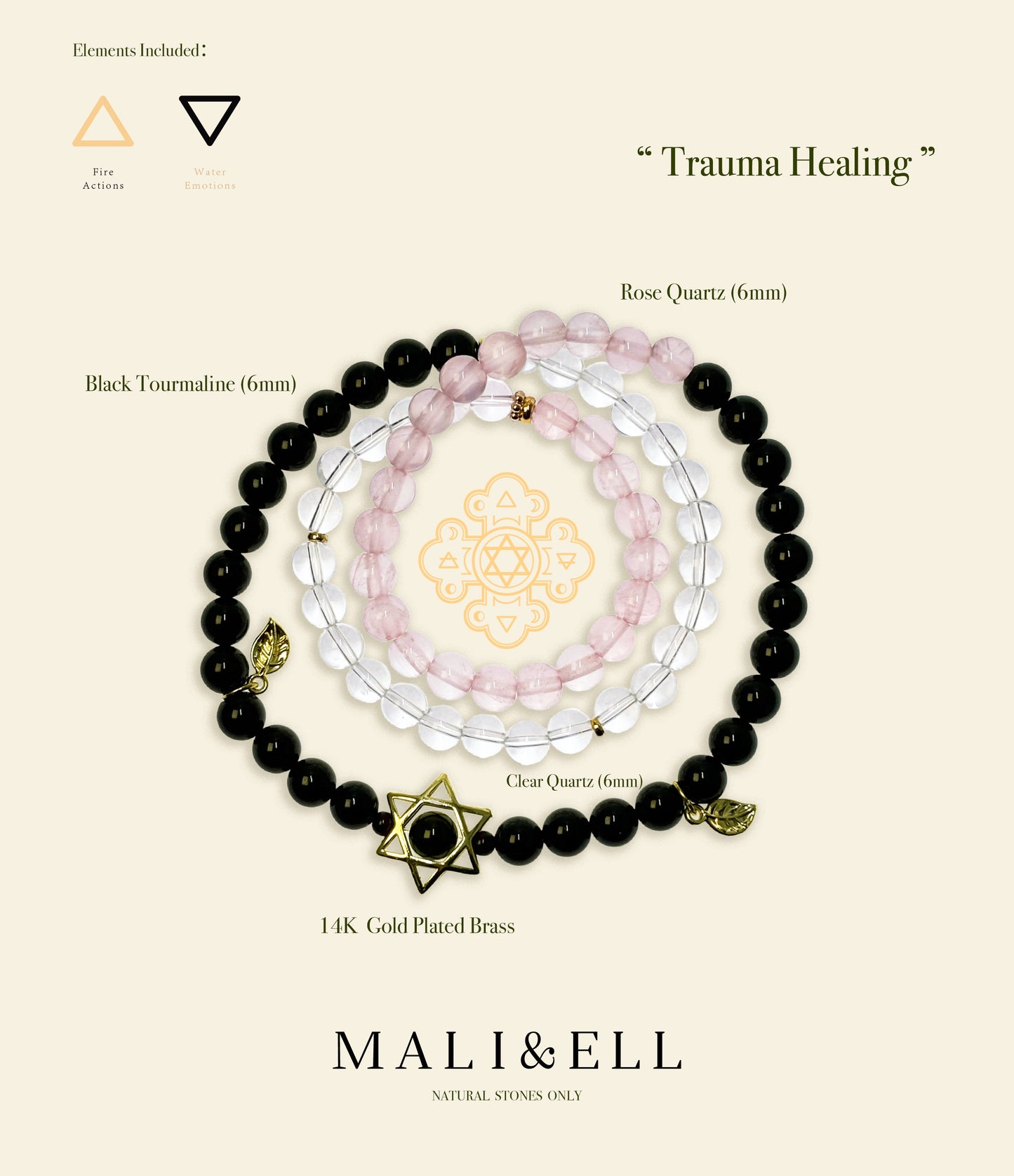 Trauma Healing Bracelet Mali & Ell