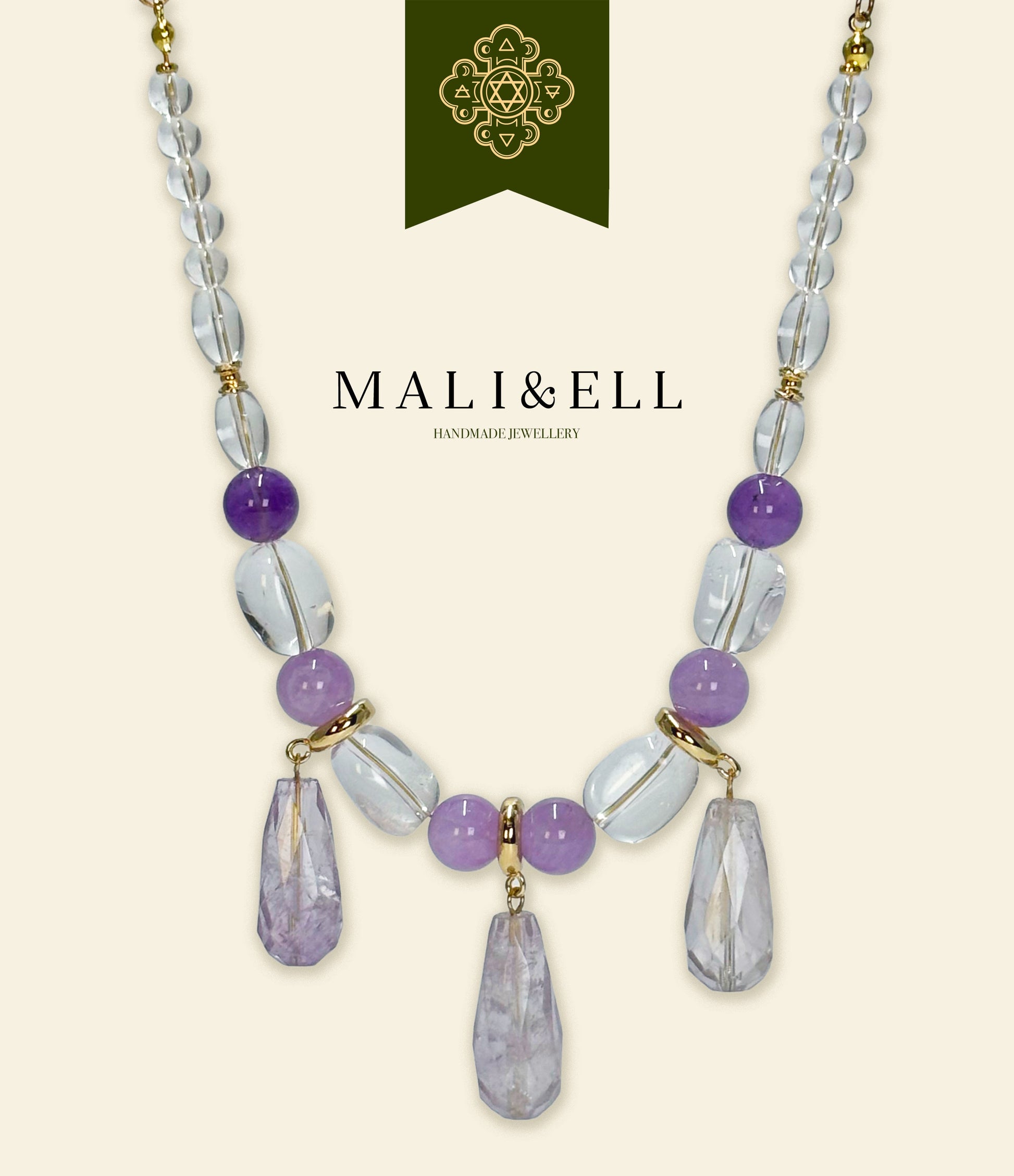Trinity of Light Necklace Mali & Ell