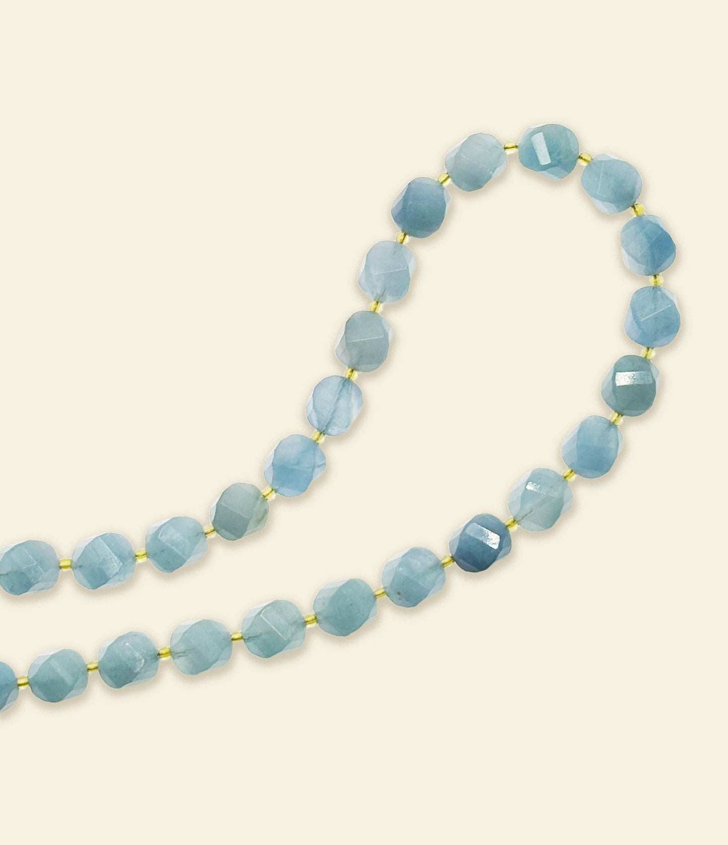 Twist-Cut Aquamarine Necklace Mali & Ell